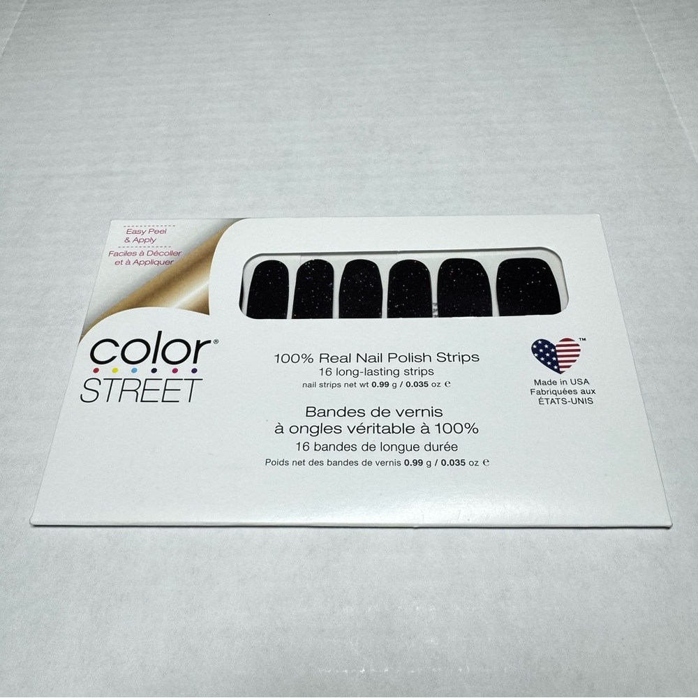 *Exclusive* Color Street: Plum As You Are | Purple Blackberry Glitter Fall Dark - Picture 3 of 15